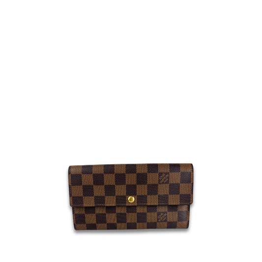 Louis Vuitton Damier Ebene Sarah Wallet