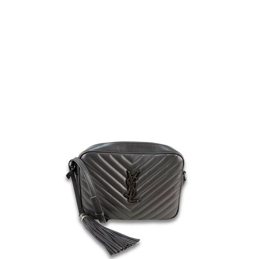 YSL Lou Charcoal Camera Bag