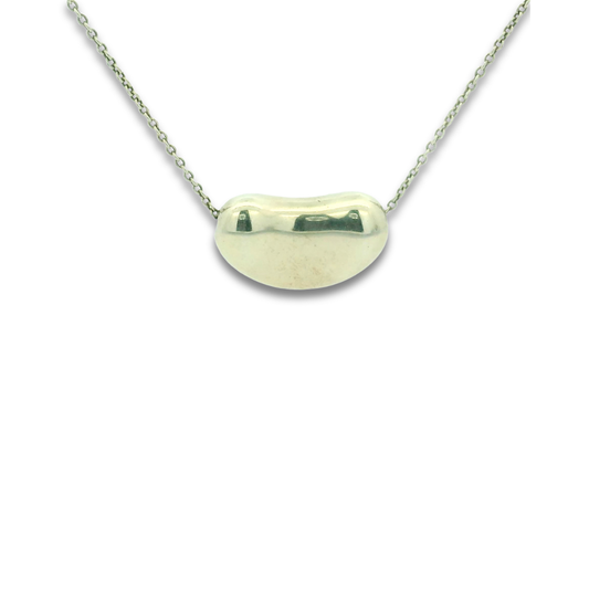 Tiffany & Co Elsa Peretti Large Bean Design Pendant Necklace