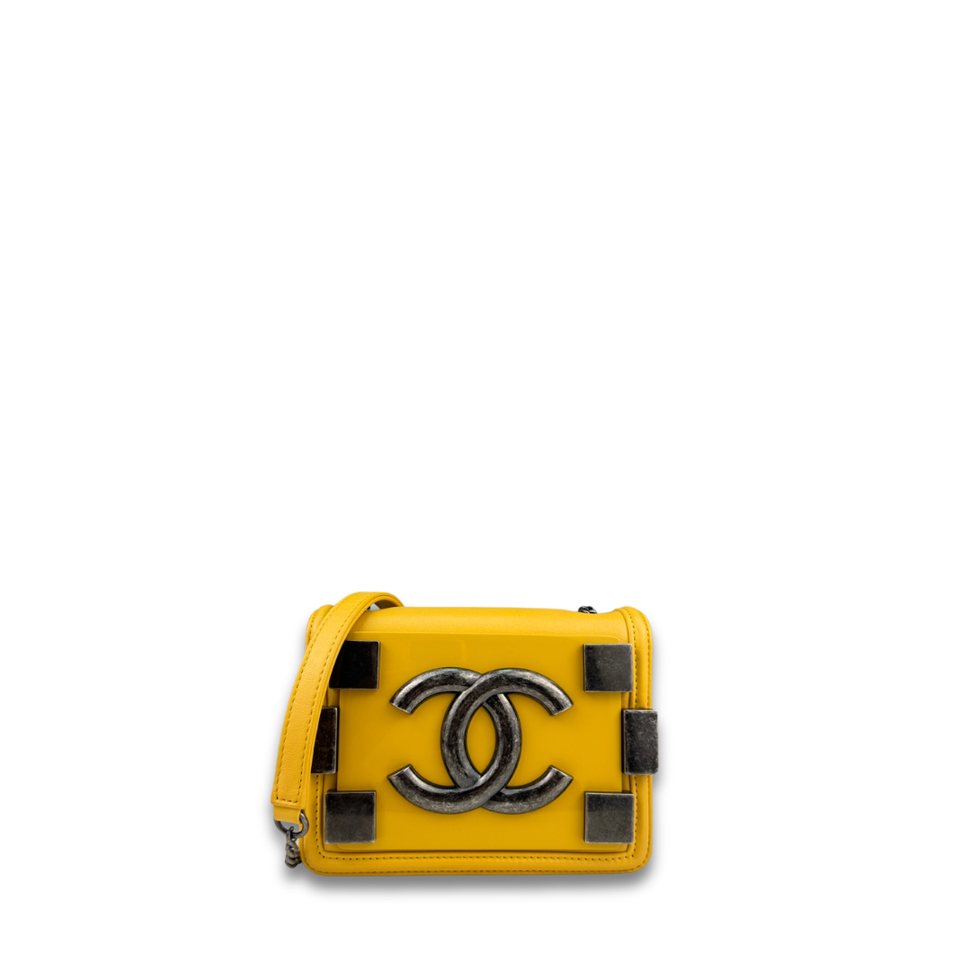 Chanel Yellow Boy Brick Flap Bag
