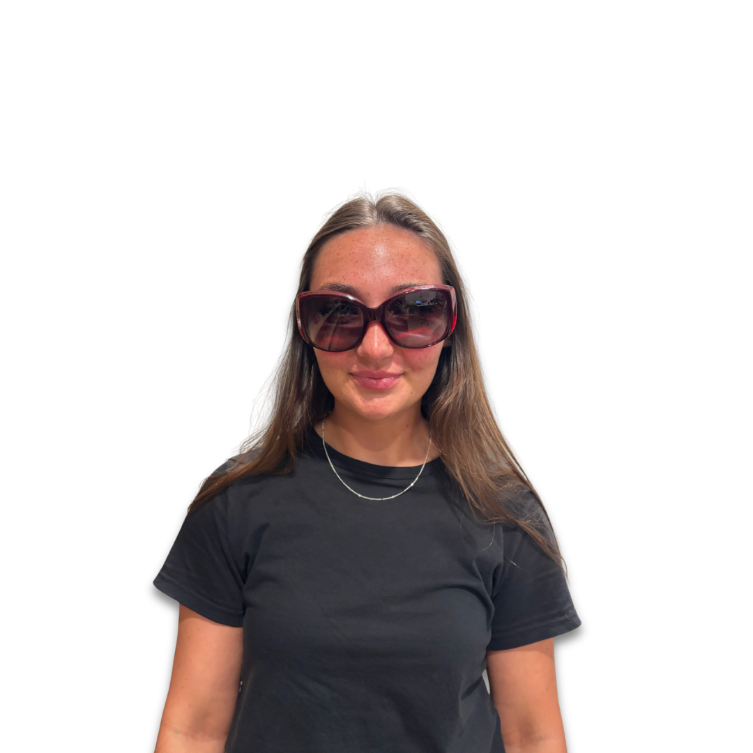 Chanel Burgundy Oversized Sunglasses