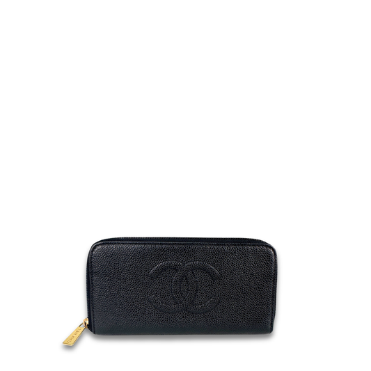 Chanel Caviar Zipper Wallet