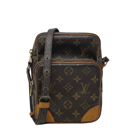 LV Vintage Saddle Bag with Vachetta Leather Trim - Luggage