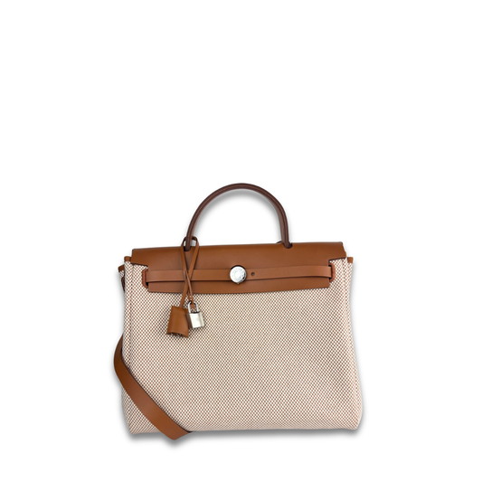 Hermès Toile Canvas Herbag Zip 31