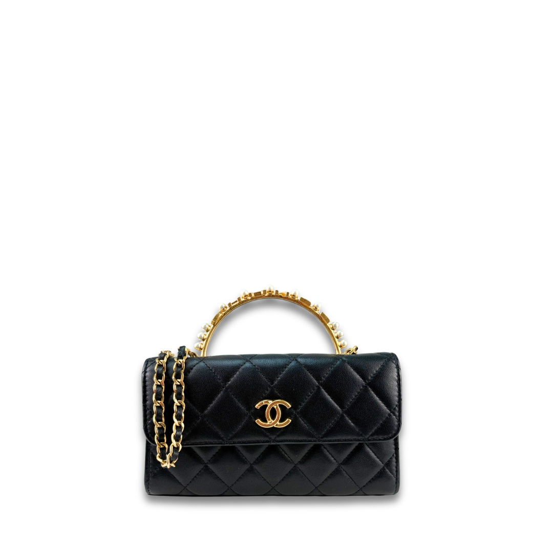 Chanel Pearly Girl Mini Top Handle Bag