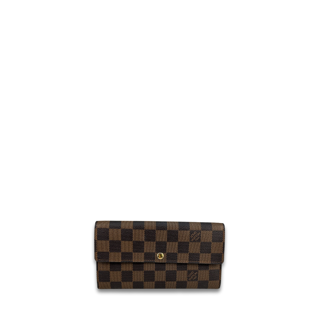 Louis Vuitton Damier Ebene Sarah Wallet