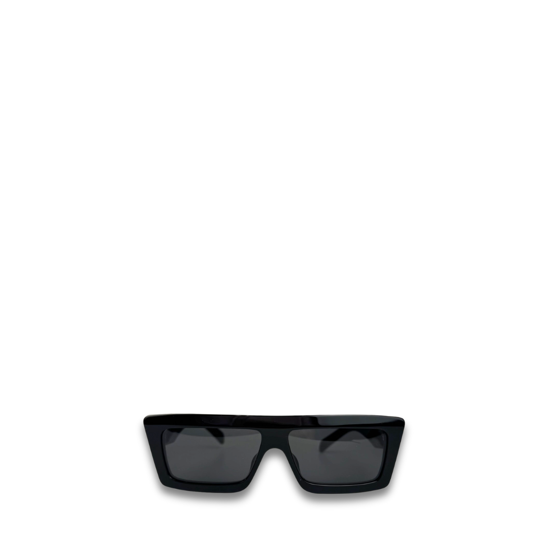 Celine Black Rectangular Sunglasses