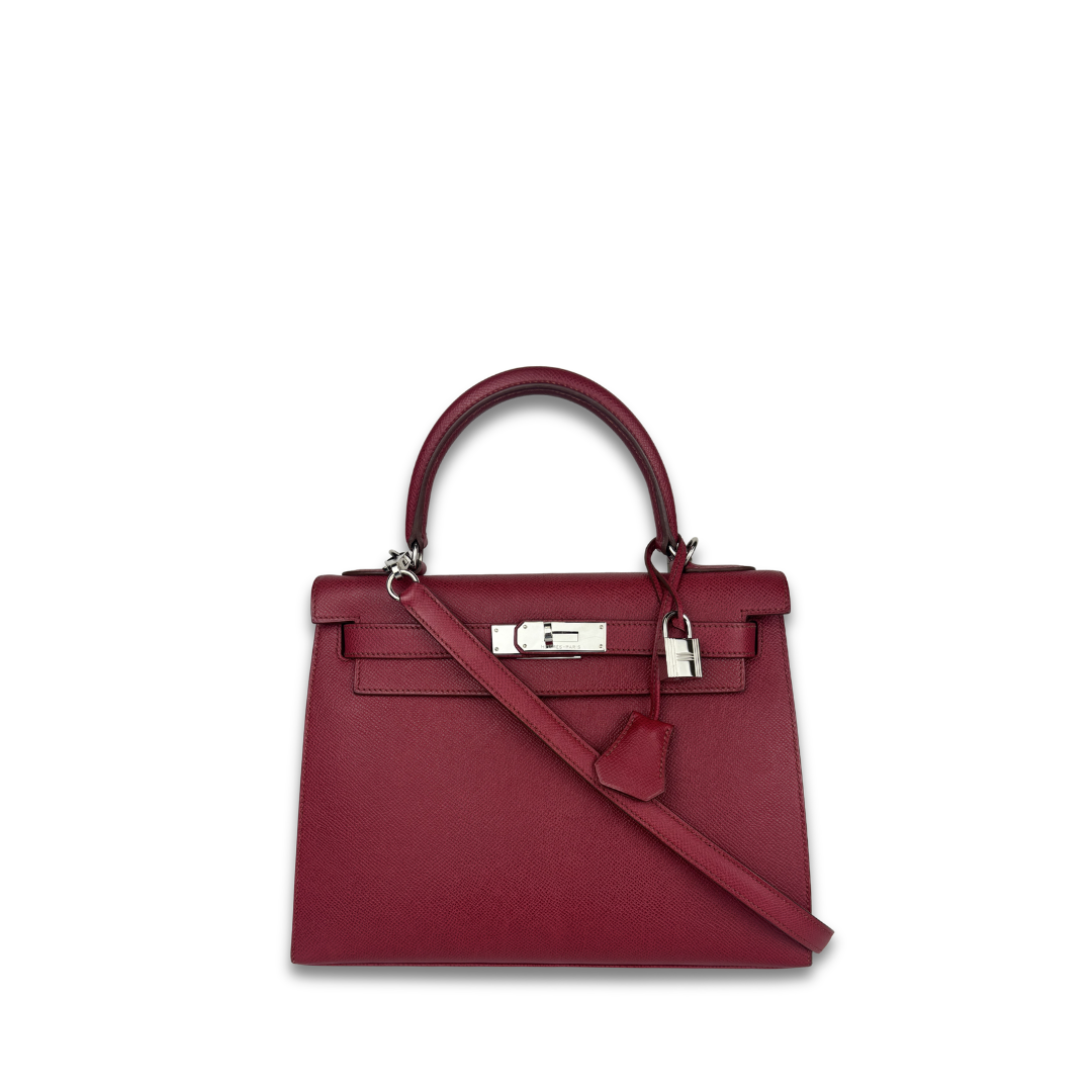 Hermès Epsom Kelly 28 Rubis