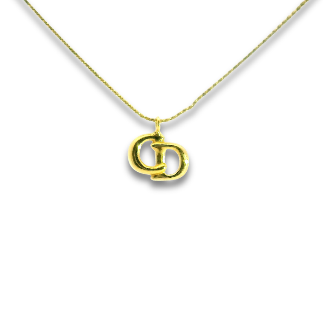 Dior Gold CD Necklace