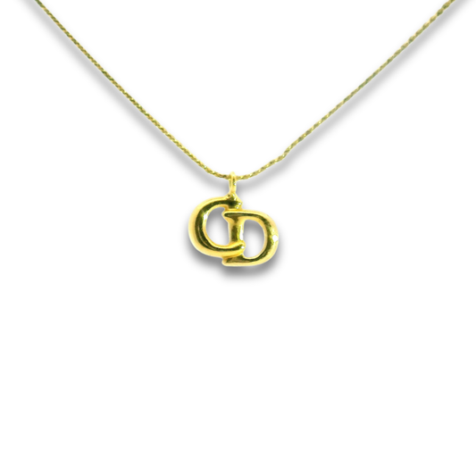 Dior Gold CD Necklace