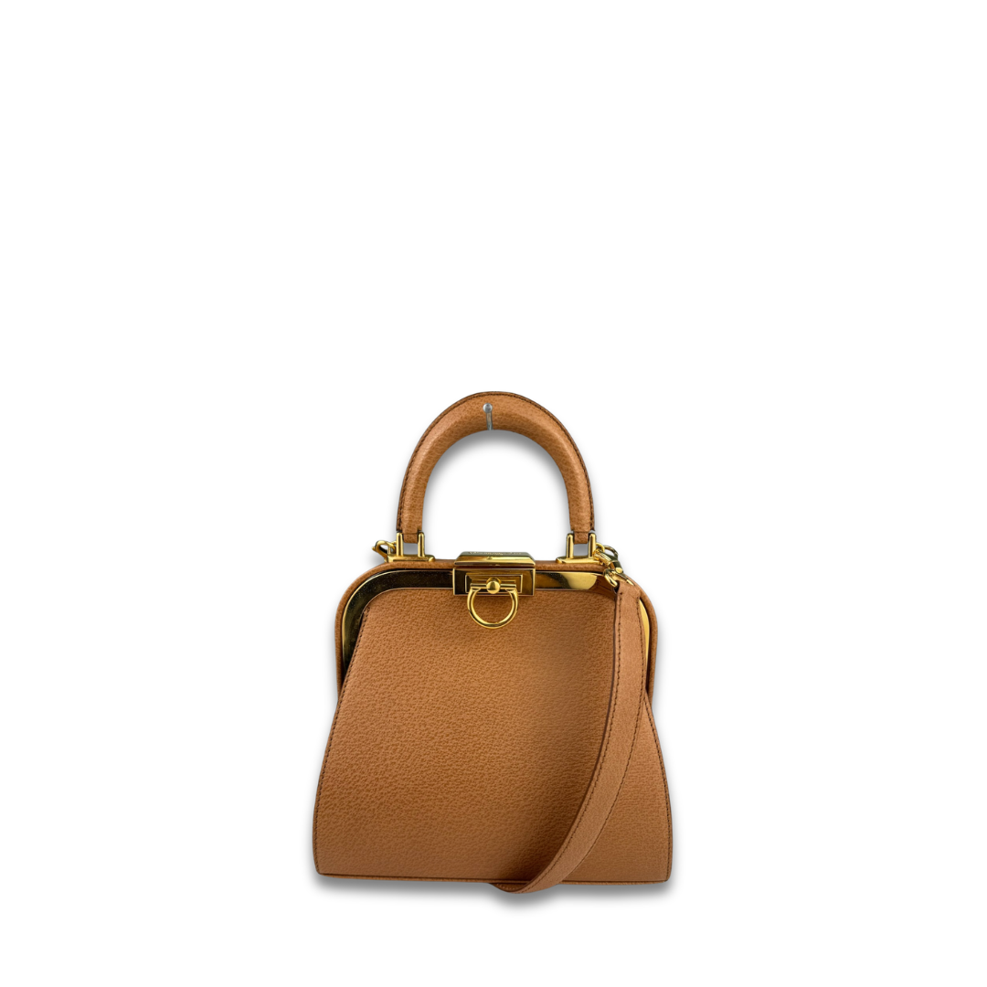 Dior Vintage Fermoir Top Handle Bag