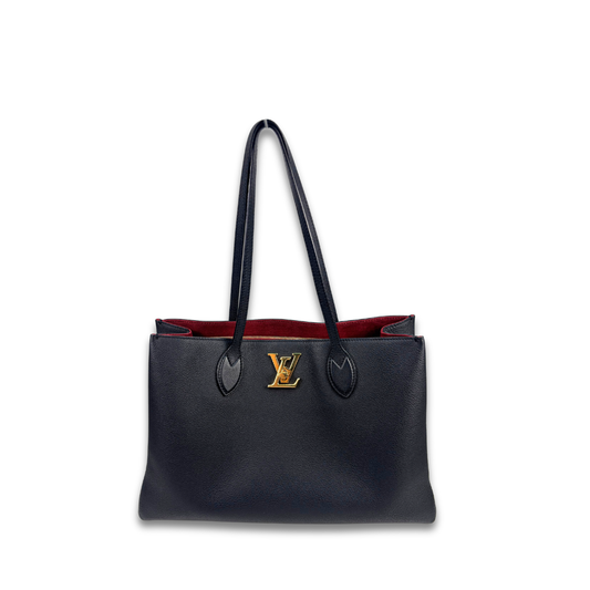 Louis Vuitton Black Lockme Shopper Tote