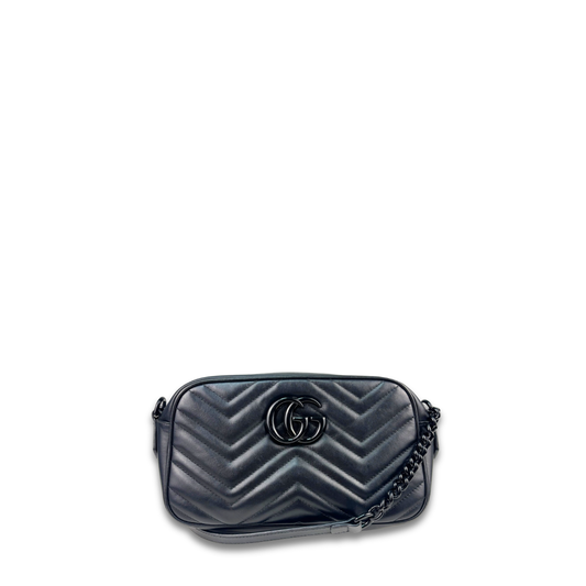 Gucci Black Marmont Small Camera Bag