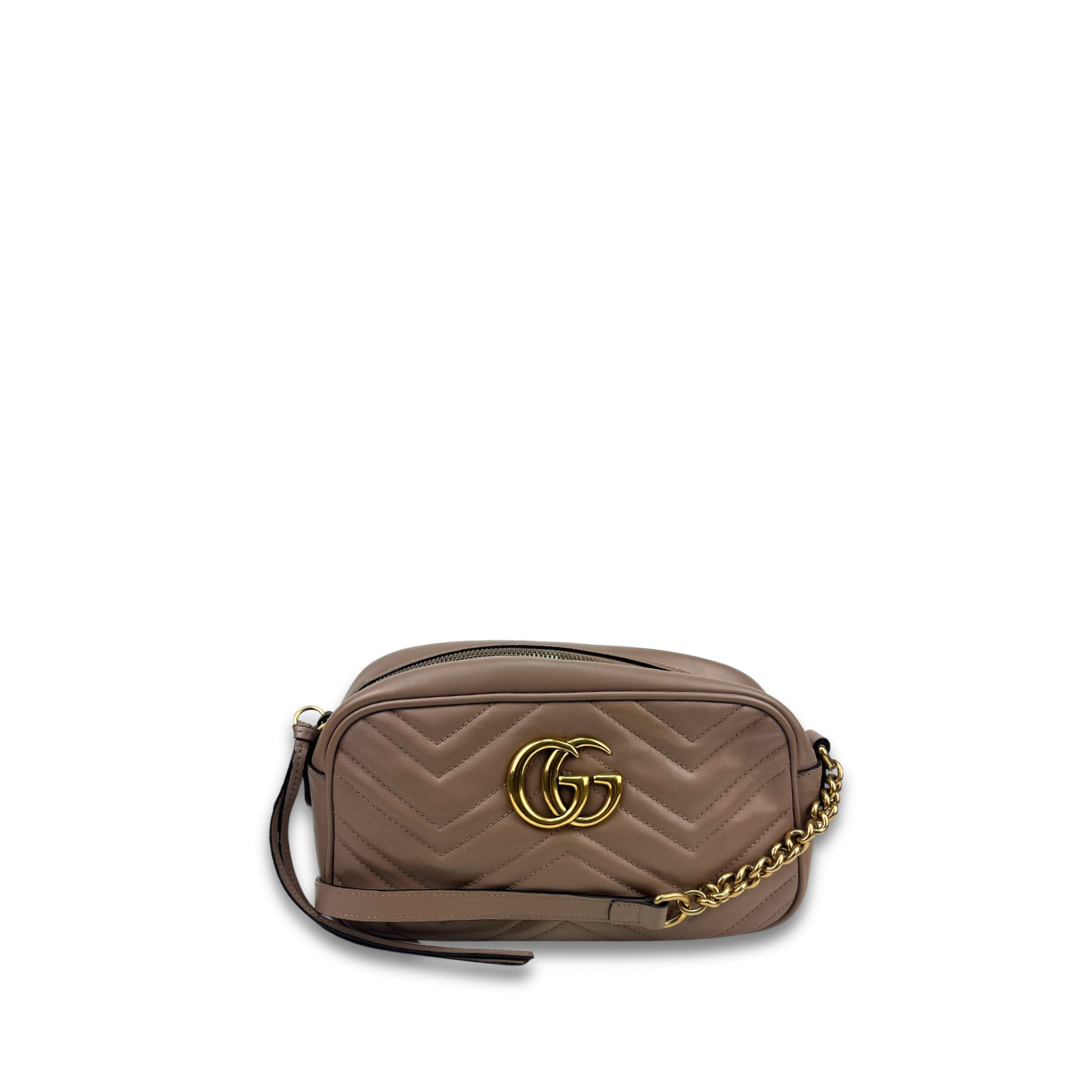 Gucci Dusty Rose Marmont Camera Bag