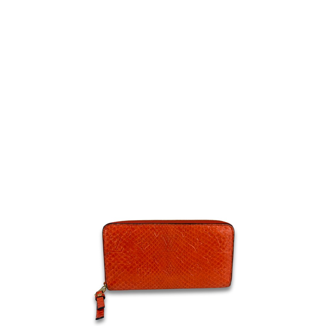 Louis Vuitton Snake Skin Monogram Zippy Wallet