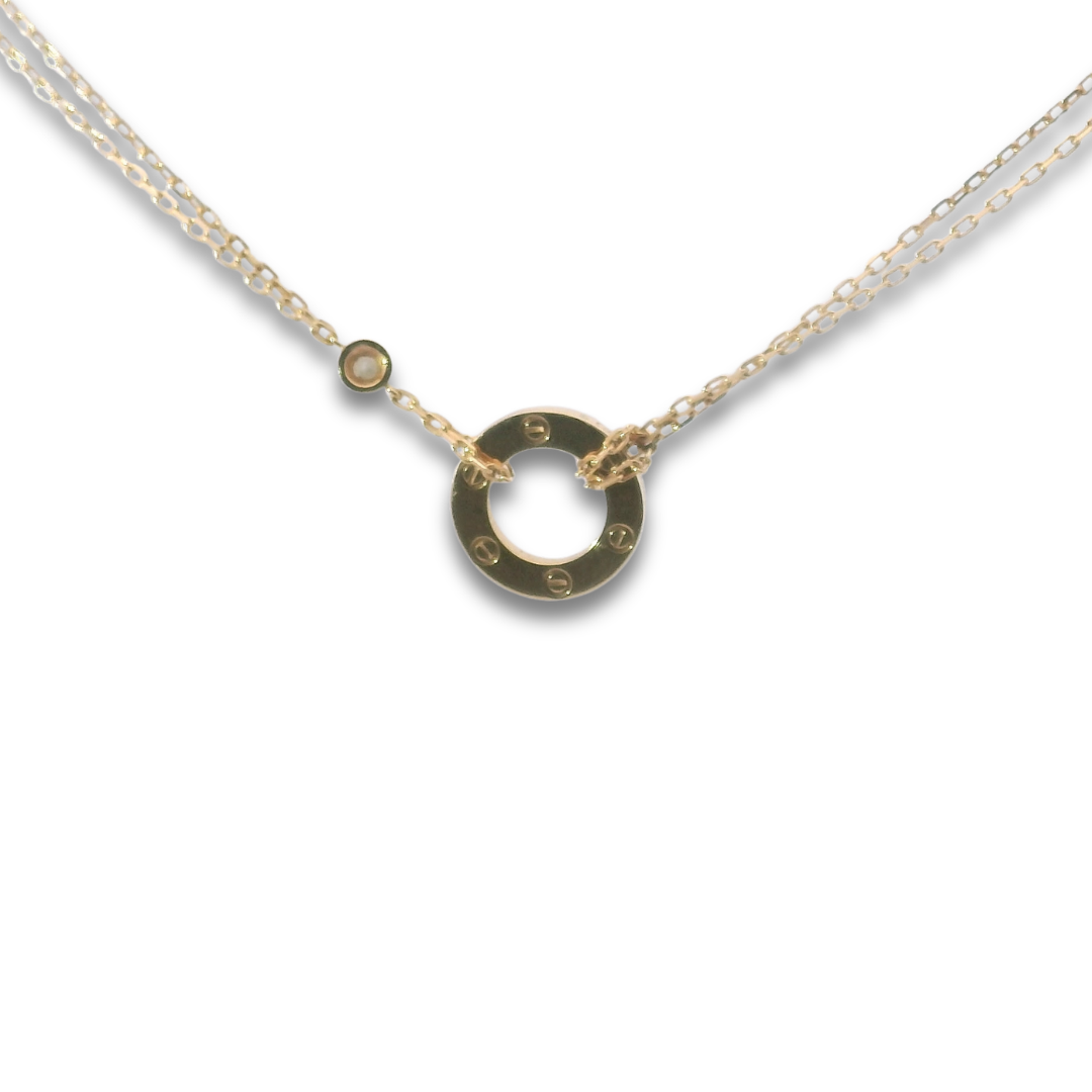 Cartier Rose Gold Love Necklace