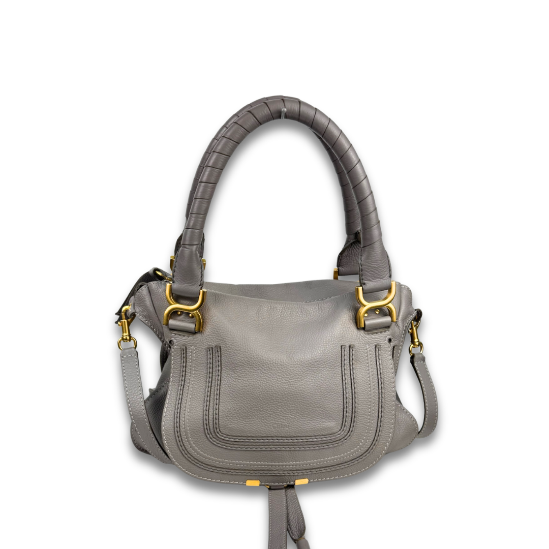 Chloé Grey Medium Marcie Satchel