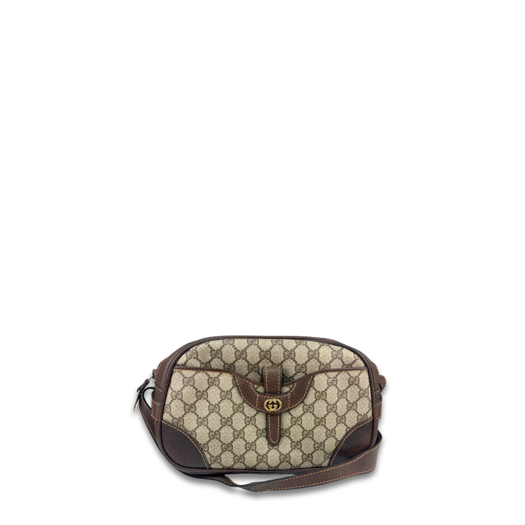 Gucci Brown Vintage Crossbody