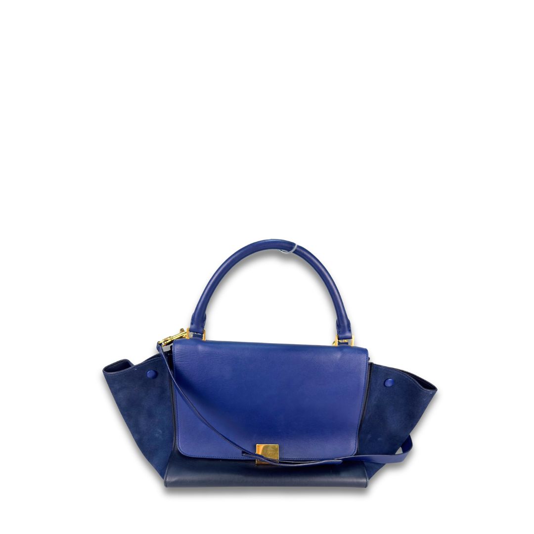 Celine Large Navy Trapeze Bag