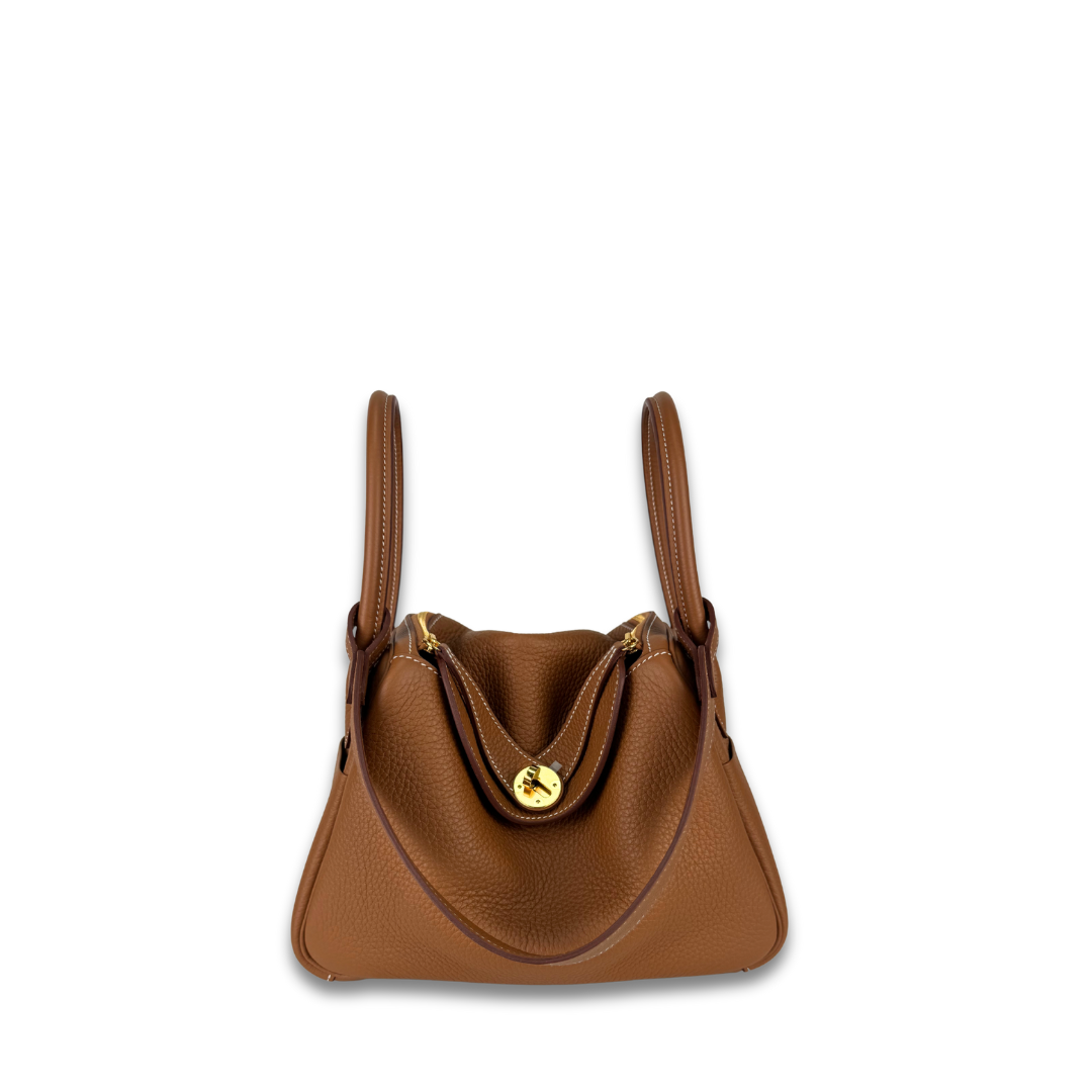 Hermès Clemence Lindy 26 Gold