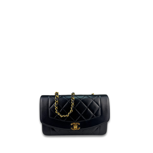 Chanel Lambskin Small Diana Single Flap