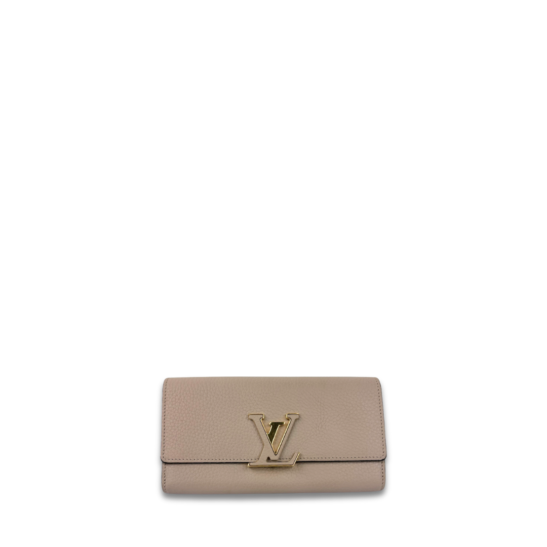 Louis Vuitton Taupe Capucines Wallet