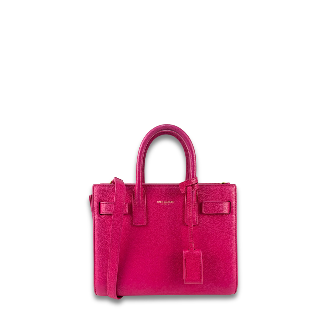 YSL Hot Pink Sac De Jour Nano
