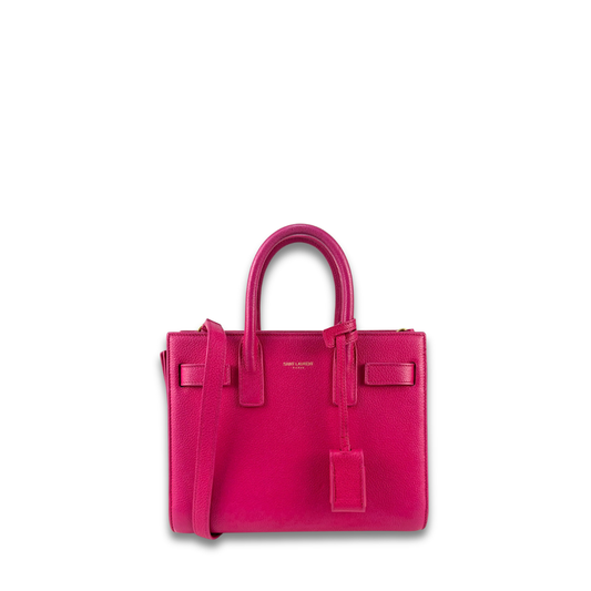 YSL Hot Pink Sac De Jour Nano