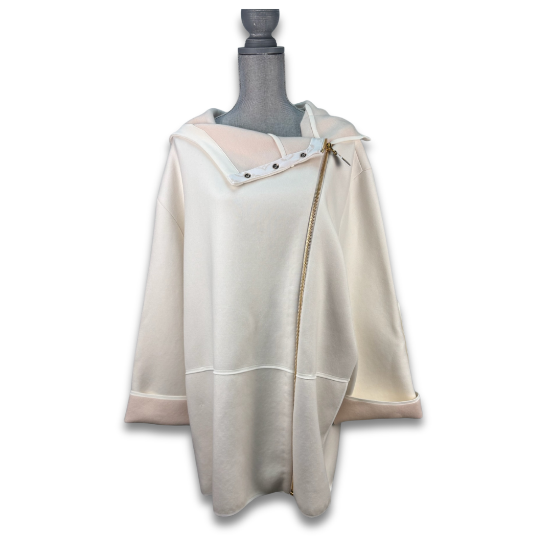 Louis Vuitton Monogram-Accent Knit Hoodie - Size Medium