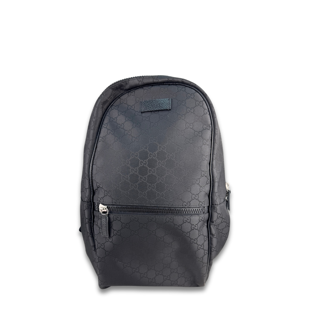 Gucci Black Nylon Slim Backpack