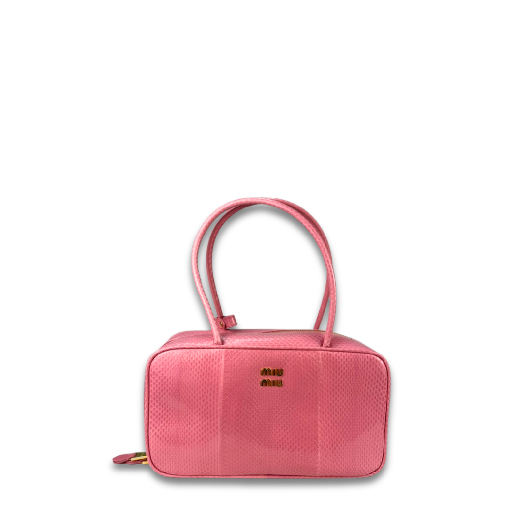 Miu Miu Pink Ayers Beau Bag