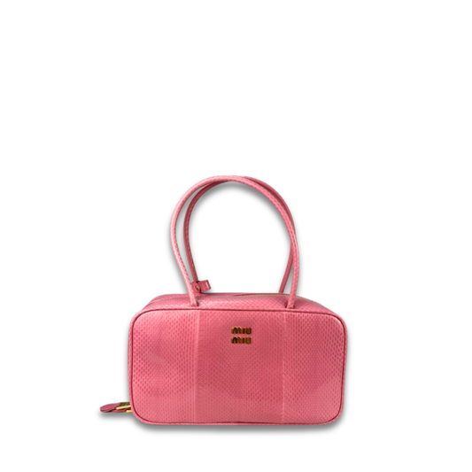 Miu Miu Pink Ayers Beau Bag