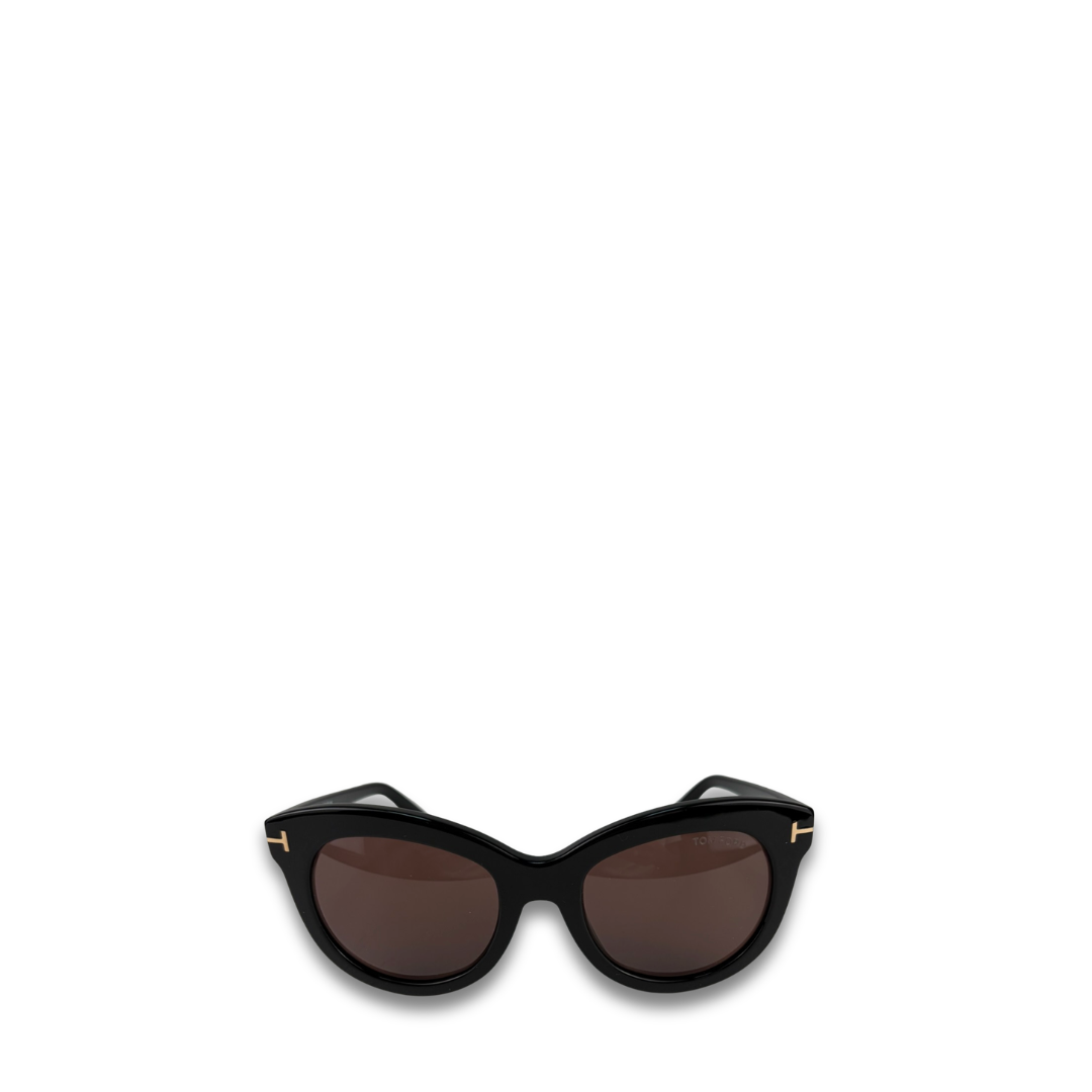 Tom Ford Black Cateye Sunglasses