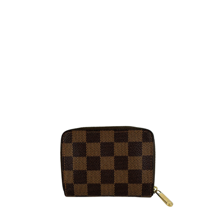 Louis Vuitton Compact hot Zip Damier Ebenu Wallet