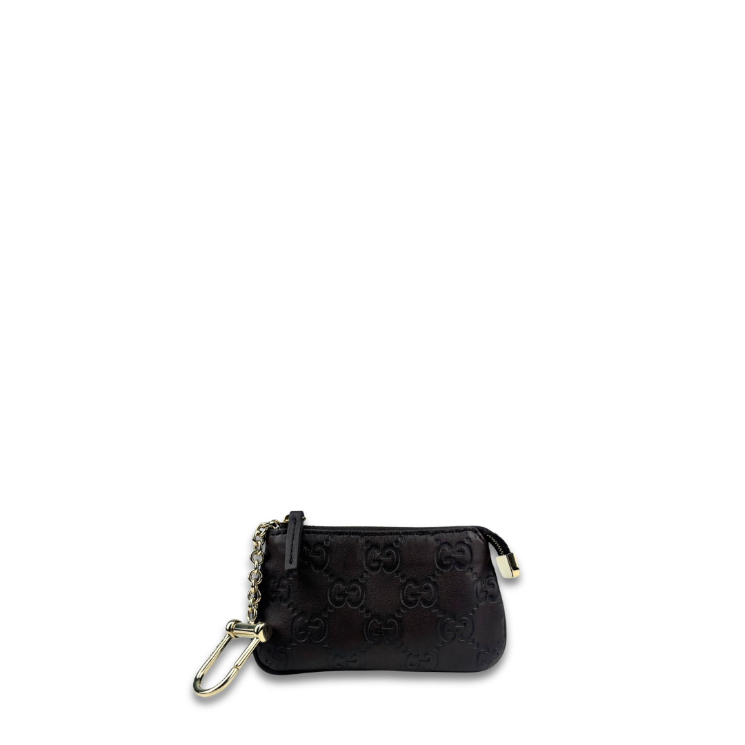 Gucci Brown Guccissima Key Pouch