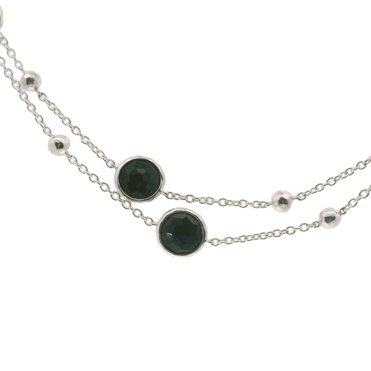 Ippolita Lollipop Ball and Stone Station Necklace - Black Onyx