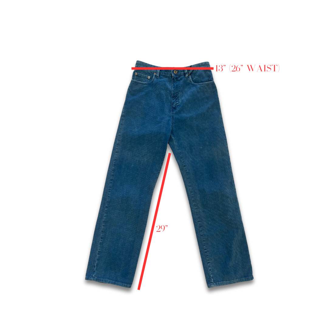 Miu Miu Washed Corduroy Pants - Size 36