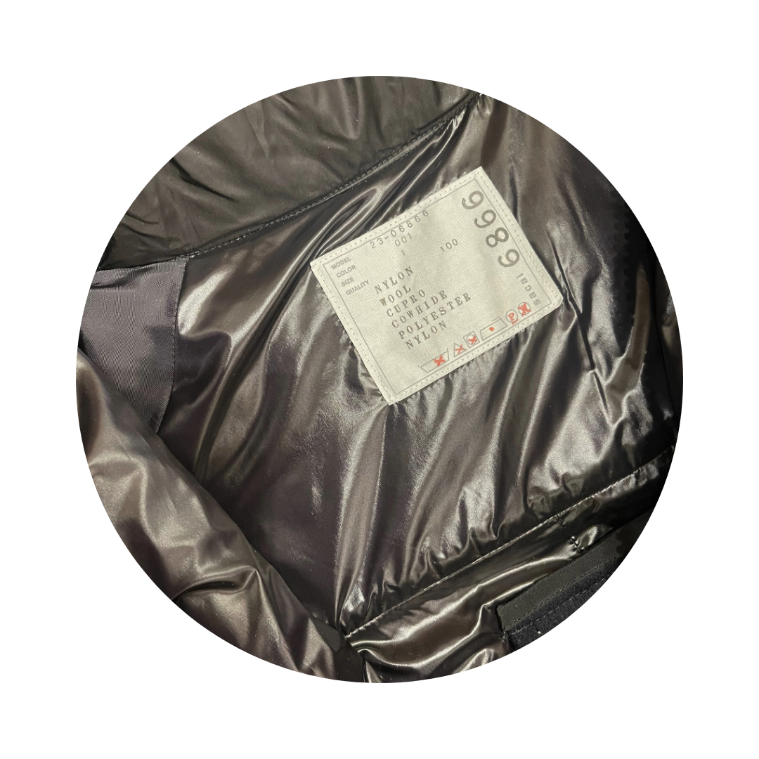 Sacai Wool Melton x Padded Coat - Size 1