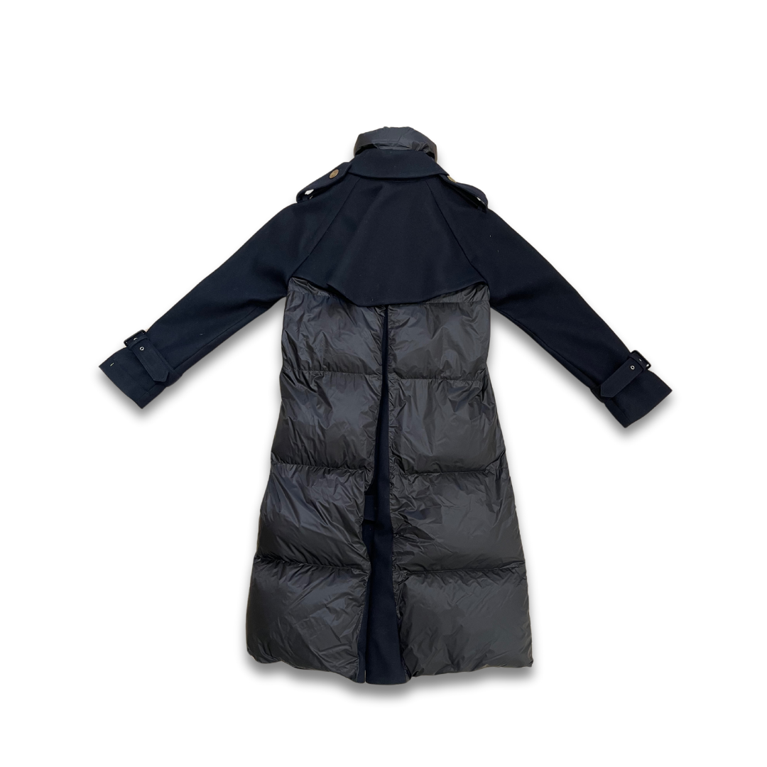 Sacai Wool Melton x Padded Coat - Size 1