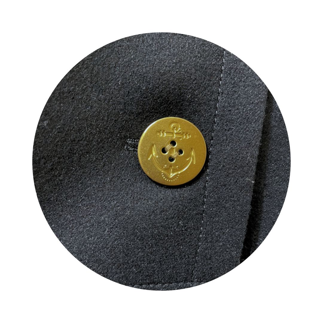 Sacai Wool Melton x Padded Coat - Size 1