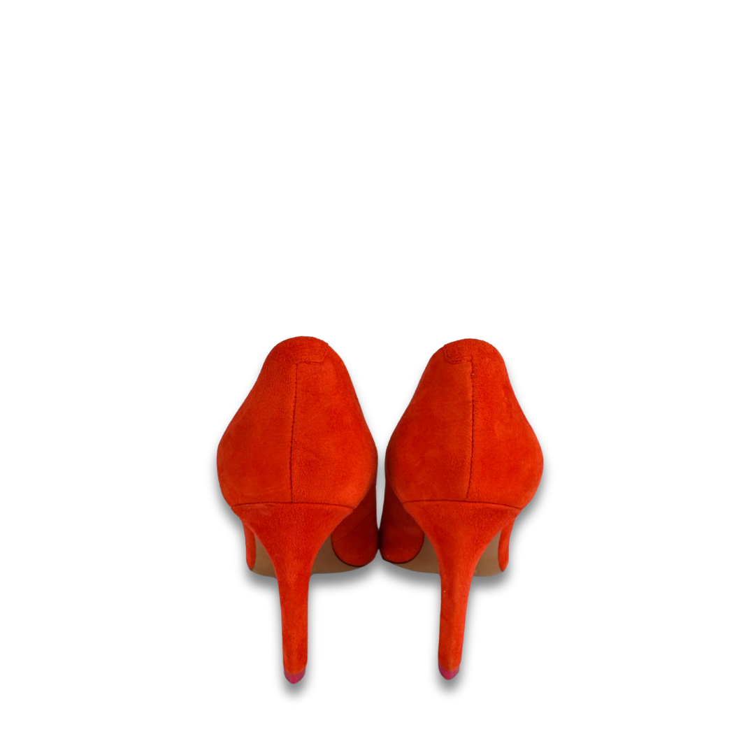 Celine Red Suede Pumps - Size 37