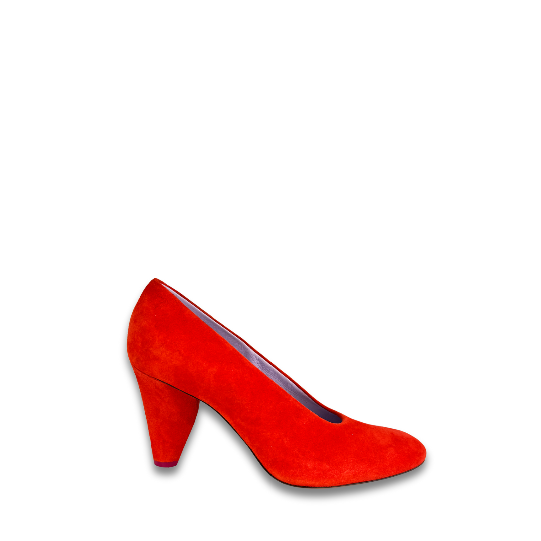 Celine Red Suede Pumps - Size 37