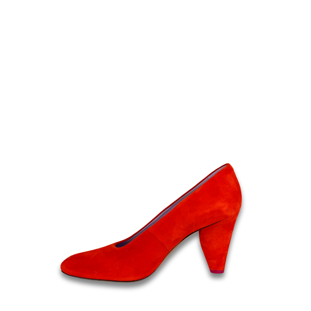 Celine Red Suede Pumps - Size 37