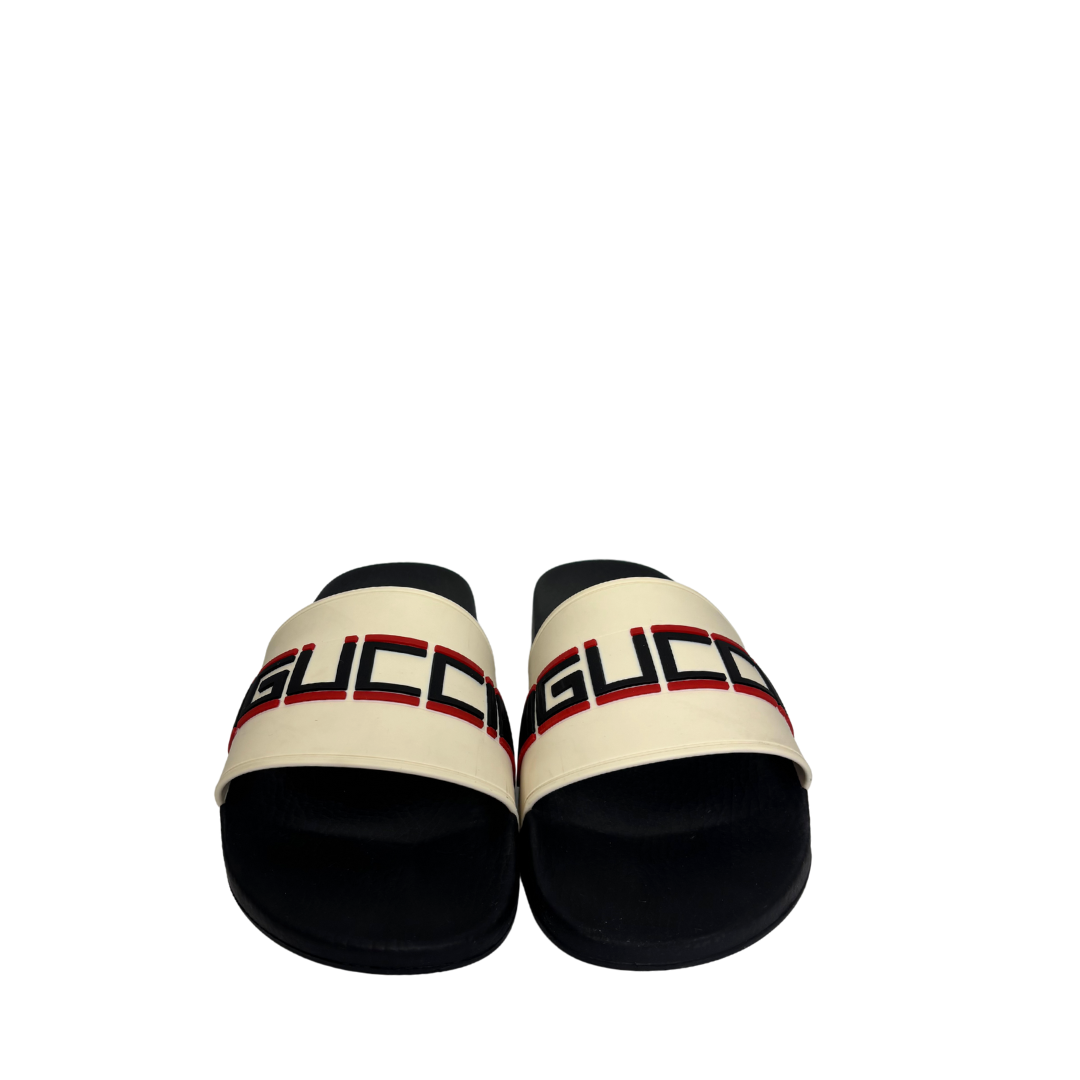 Gucci Men’s Logo Slide Sandal- Size 9