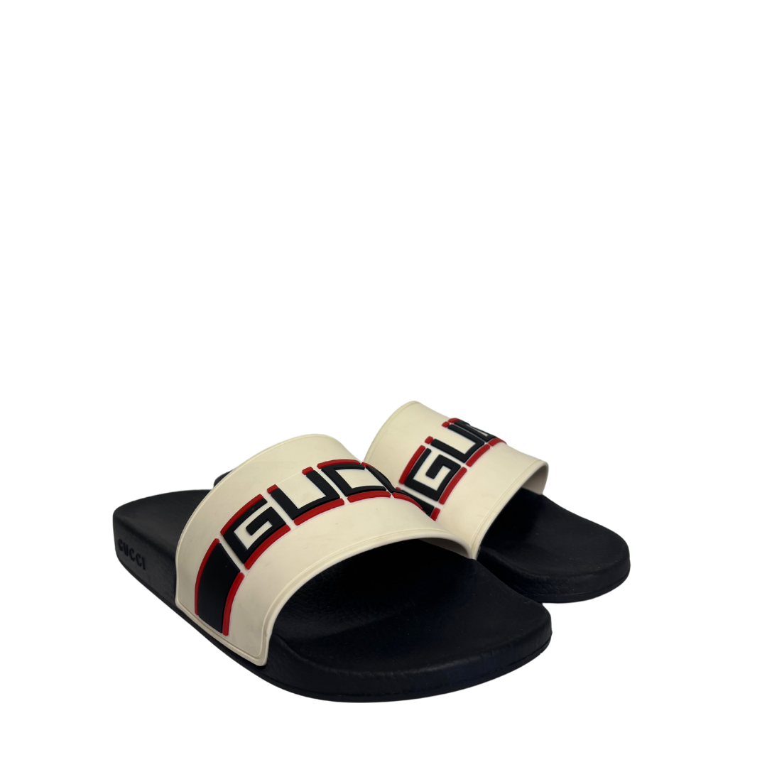 Gucci Men’s Logo Slide Sandal- Size 9
