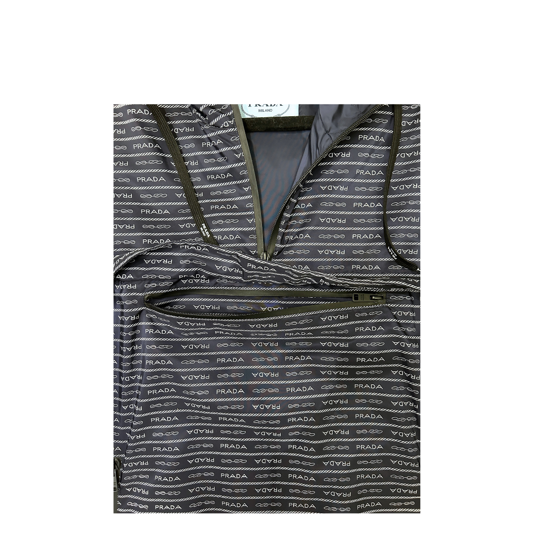 Prada Re-Nylon Logo Anorak Jacket