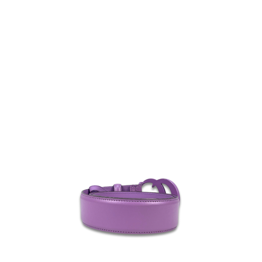 Gucci Lilac 1.5"  Marmont Belt - Size 80