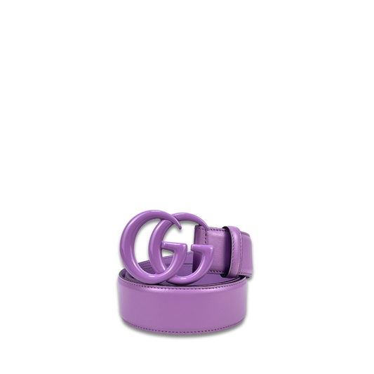 Gucci Lilac 1.5"  Marmont Belt - Size 80