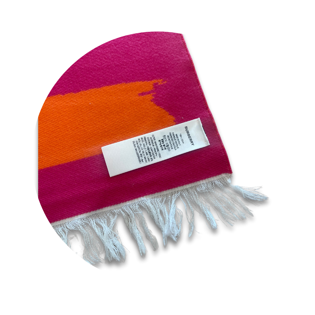 Burberry Love Wool Scarf