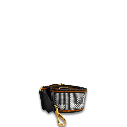 Fendi Canvas Neutral Ribbon Strap You